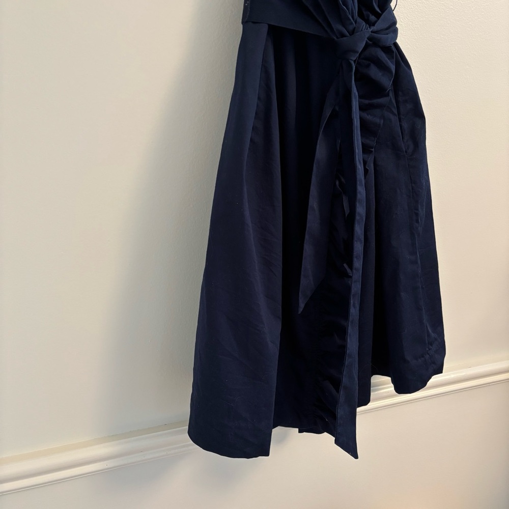 Elizabeth McKay Midnight Blue Ruffle Dress - Picture 6 of 11